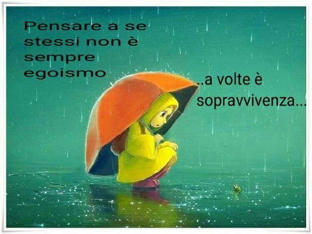 pensare a se stessi