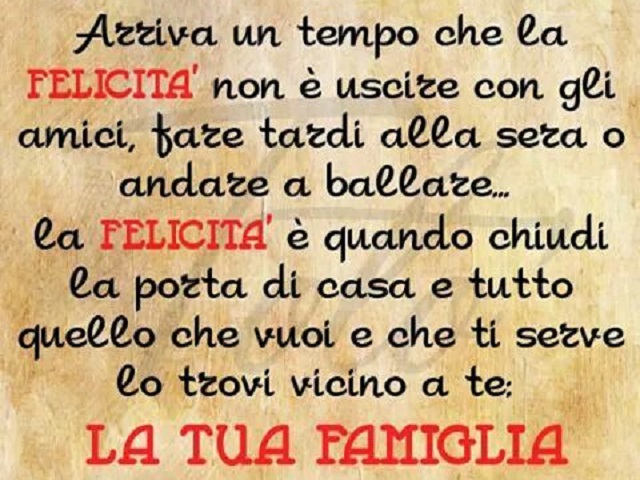 poesia sulla famiglia