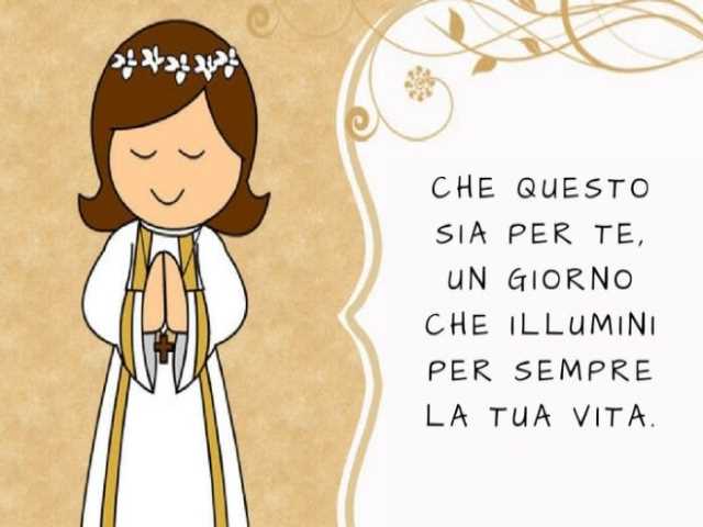 poesie per prima comunione