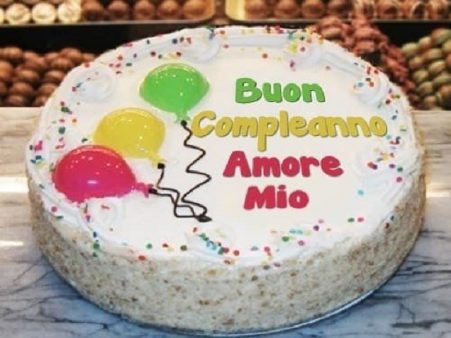 Torta Buon compleanno amore mio