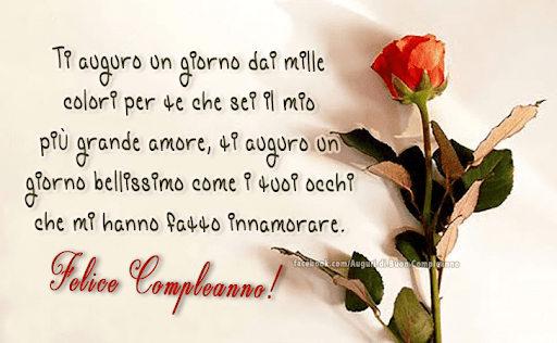 auguri amore mio