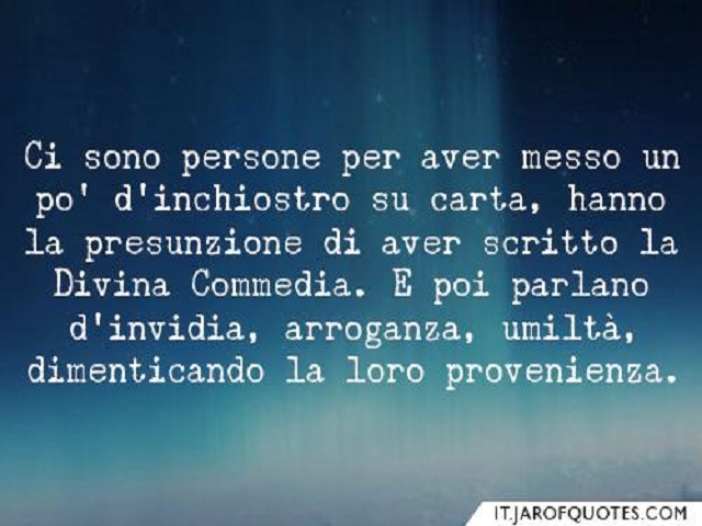 frasi sull'invidia delle persone