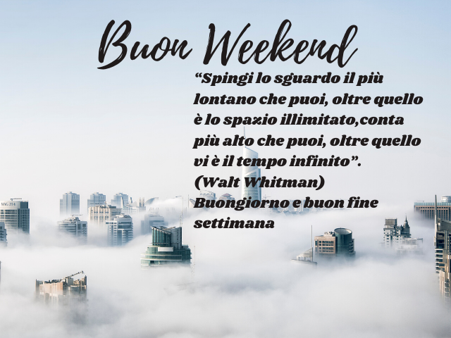 buon weekend immagini