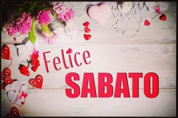 felice sabato a tutti