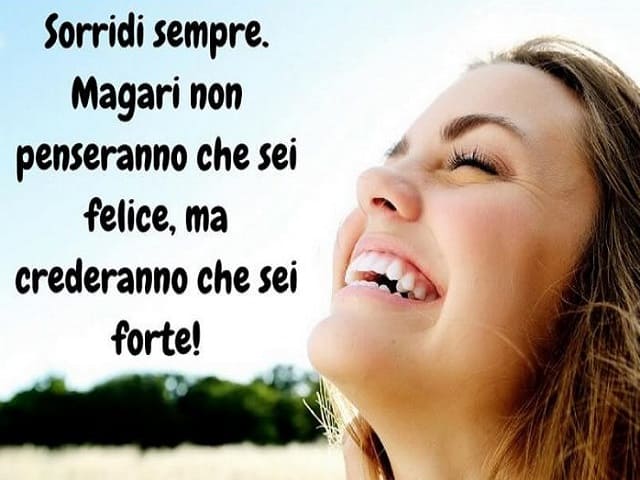 aforismi sul sorriso immagini