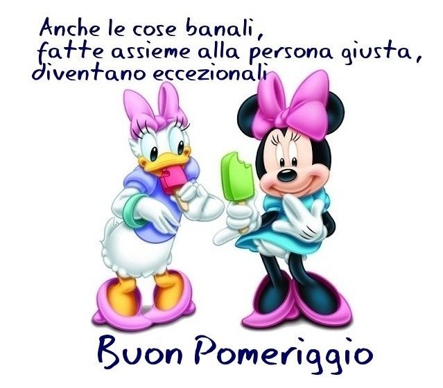 amica buon pomeriggio