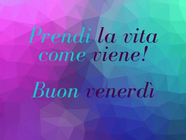 buon venerdì di dicembre