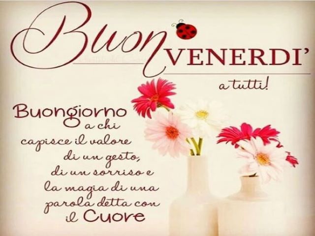 buon venerdì frasi e immagini