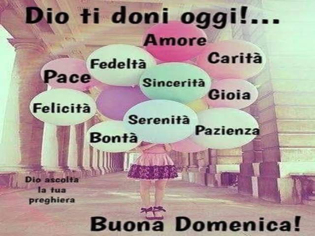 buona domenica nel signore