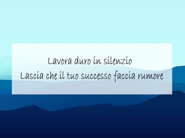 citazioni successo