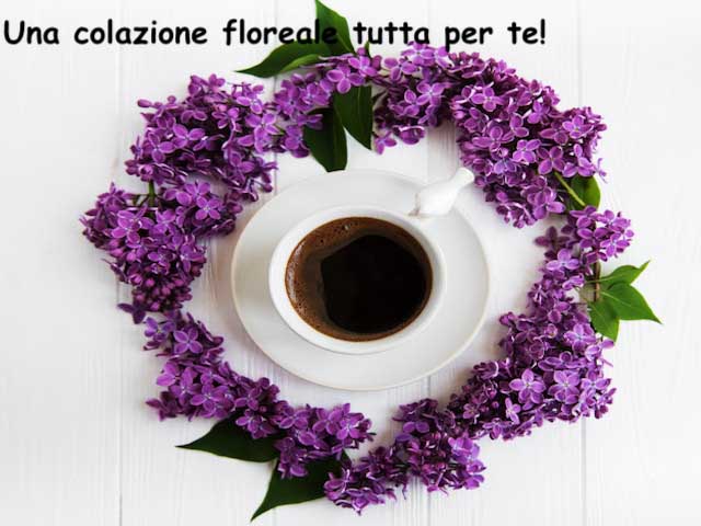 colazione con fiori