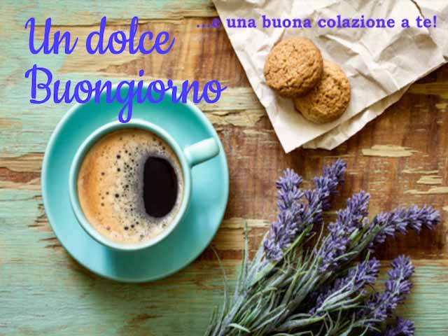 fare colazione