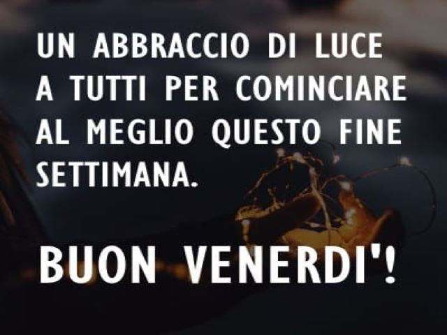 felice venerdì