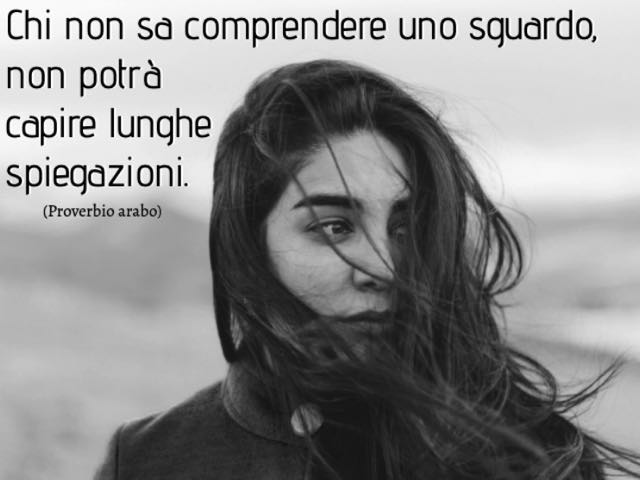 frase sugli sguardi