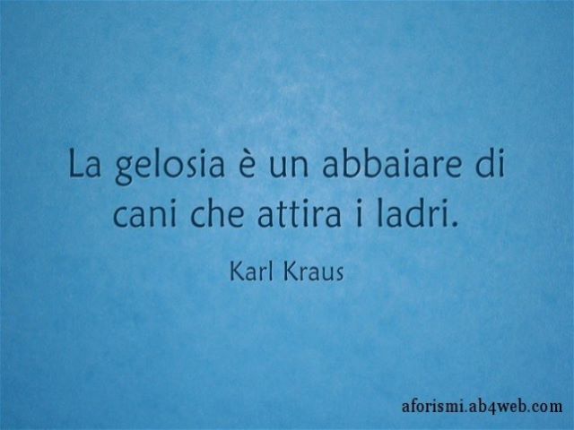 frasi celebri sulla gelosia