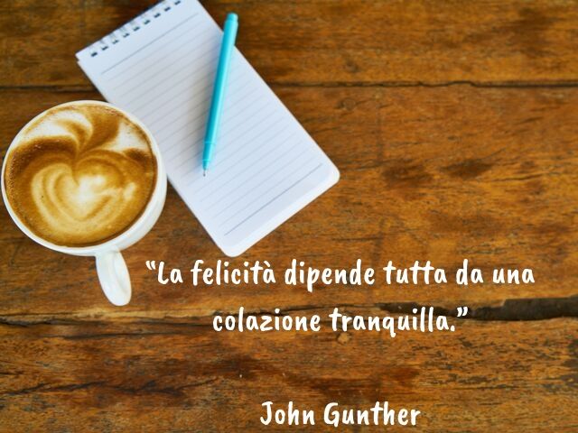 frasi colazione