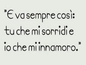 frasi d'amore sul sorriso