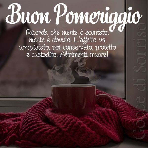 frasi di buon pomeriggio per whatsapp