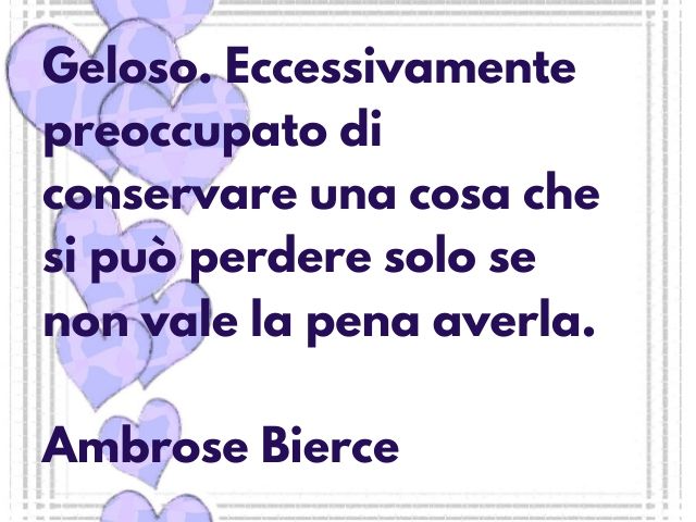 frasi famose sulla gelosia