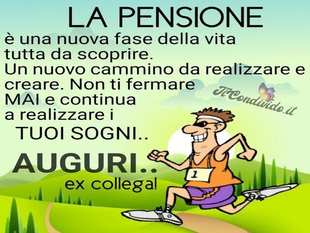 frasi per pensione