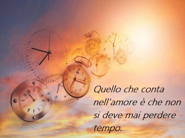 frasi tempo amore