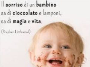 il sorriso di un bambino frasi