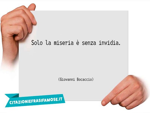 l'invidia frasi