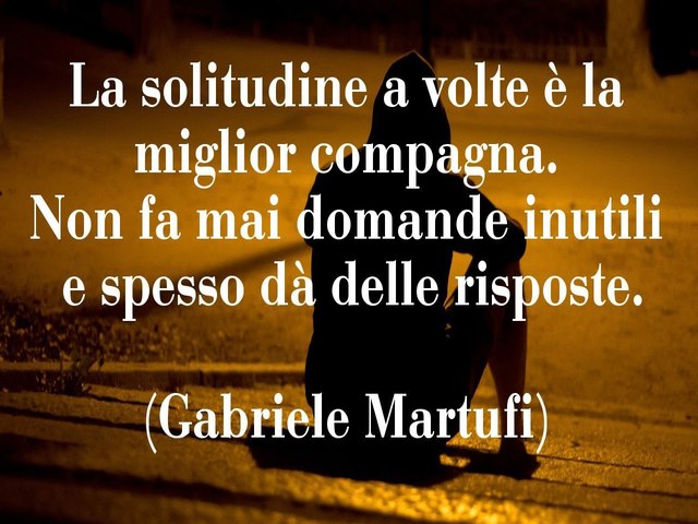 poesie solitudine