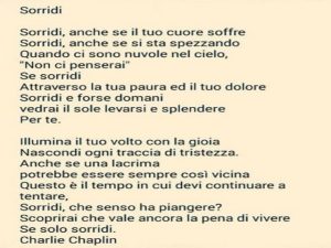 poesie sul sorriso