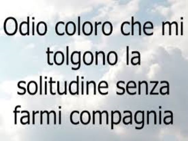 poesie sulla solitudine