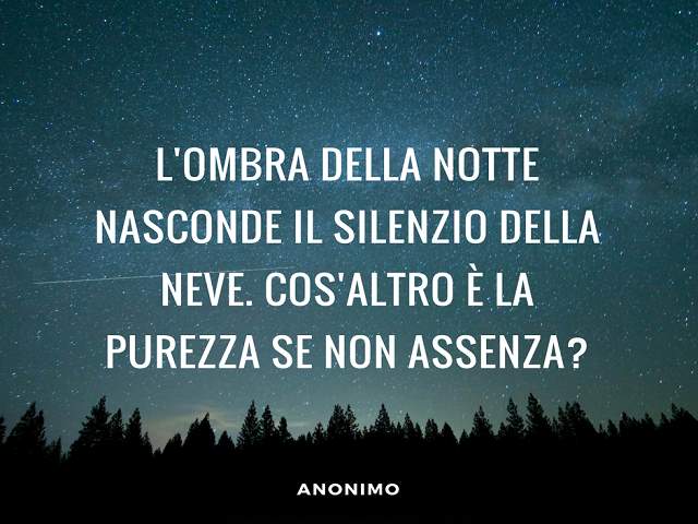 silenzio in amore