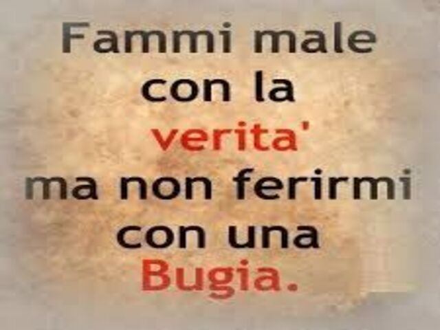 verità bugie 