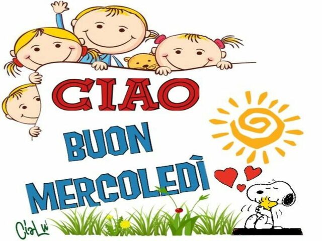 buongiorno mercoledì foto