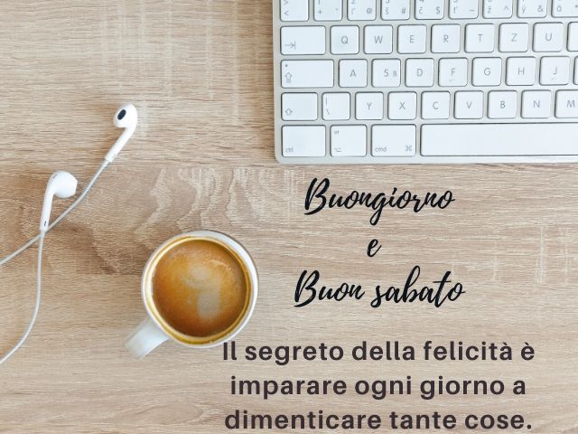 buongiorno sabato