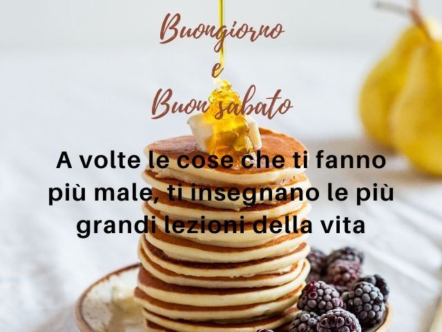 buongiorno sabato