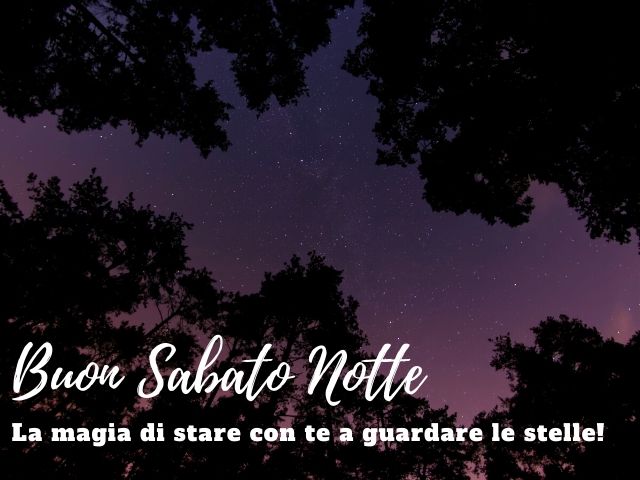 buon sabato notte