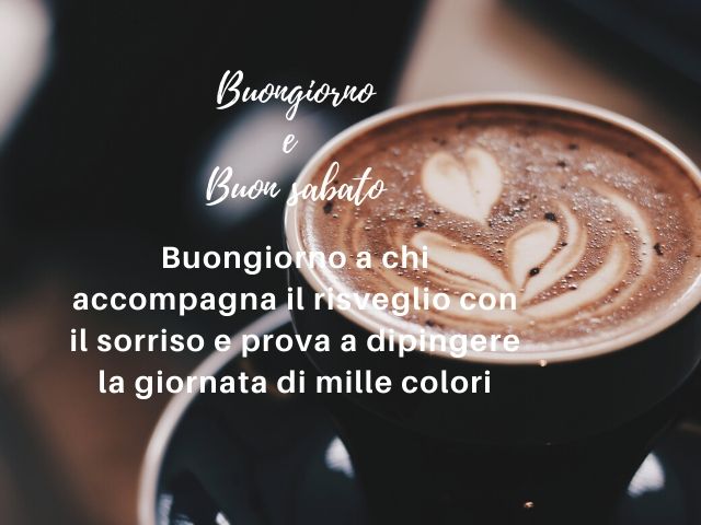 buongiorno e buon sabato a tutti