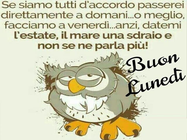 buon lunedì divertente