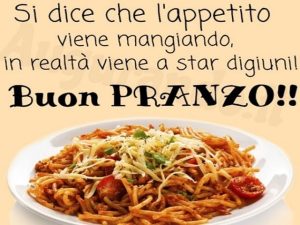 buon pranzo