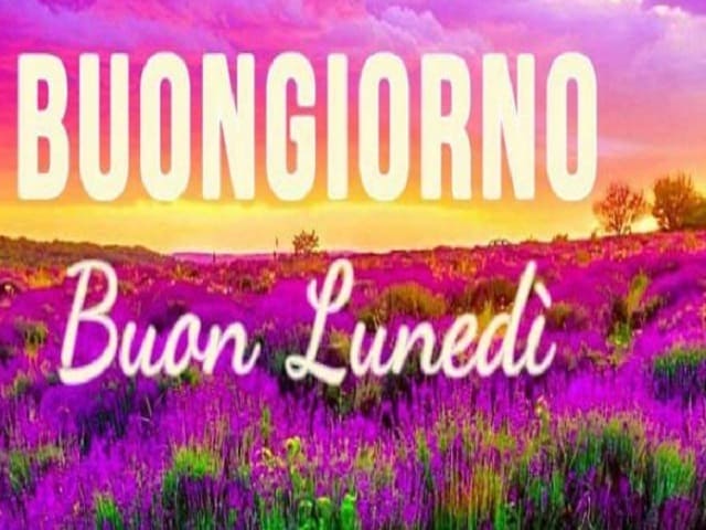 buongiorno e buon lunedì frasi