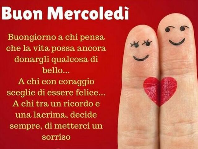 frase buon mercoledì 