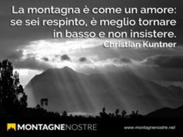 frasi amore montagna