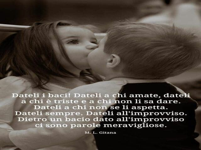 frasi bacio amore