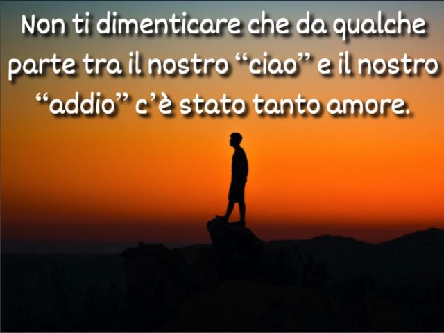 frasi d amore d addio