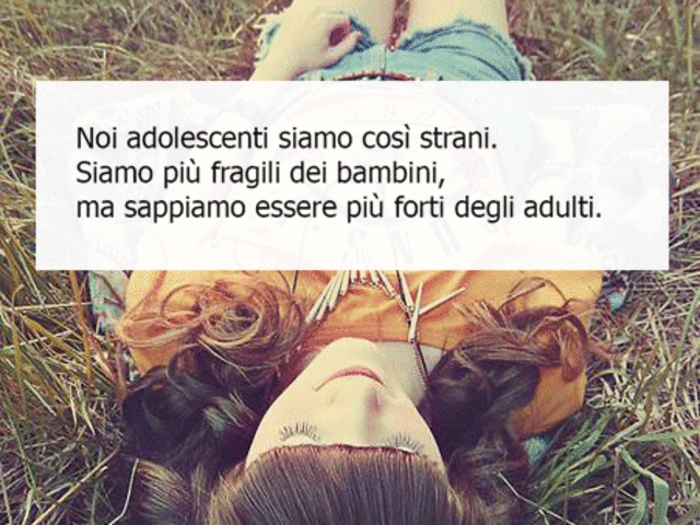 frasi su adolescenza