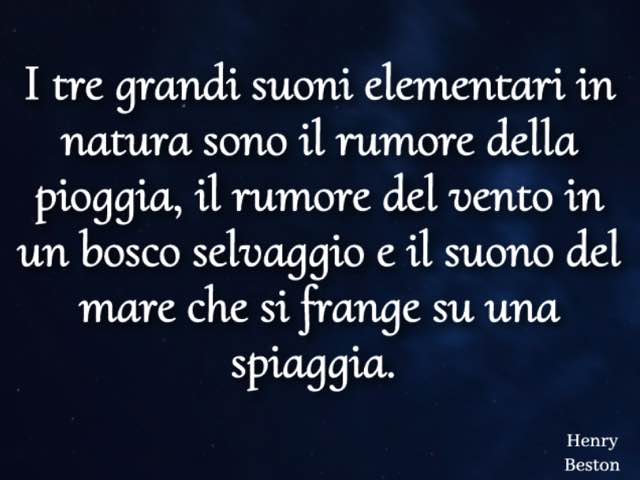 frasi sul rumore della pioggia