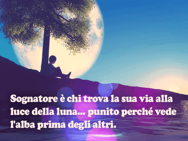 frasi sulla luna e amore 