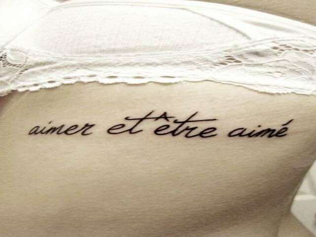 frasi tatuaggi francese 