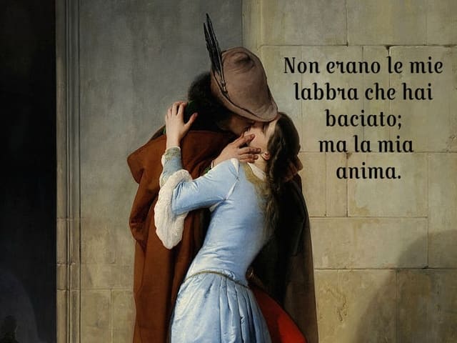 frasi sul bacio di hayez