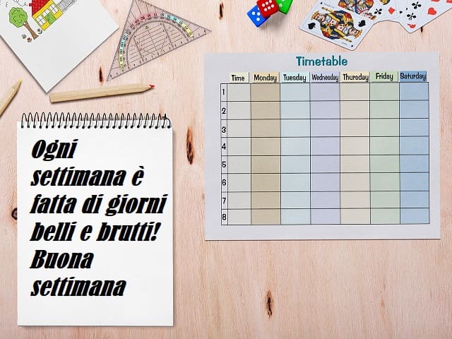 immagini buona settimana